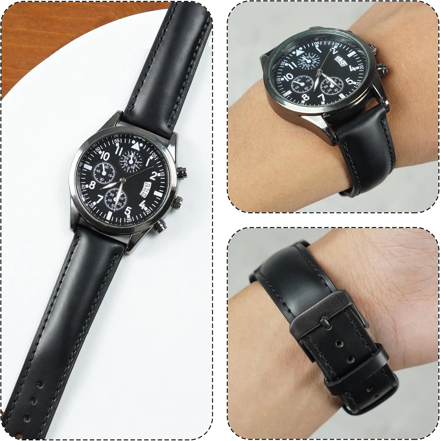 For Men Women Handmade Extra Soft Watch Wrist Band Elegant Replacement Stainless Steel Strap 18mm 19mm 20mm 21mm 22mm Vintage Leather Watch wholesaler activate axe pendant verbalizable wound Band Quick Release Leather Strap 