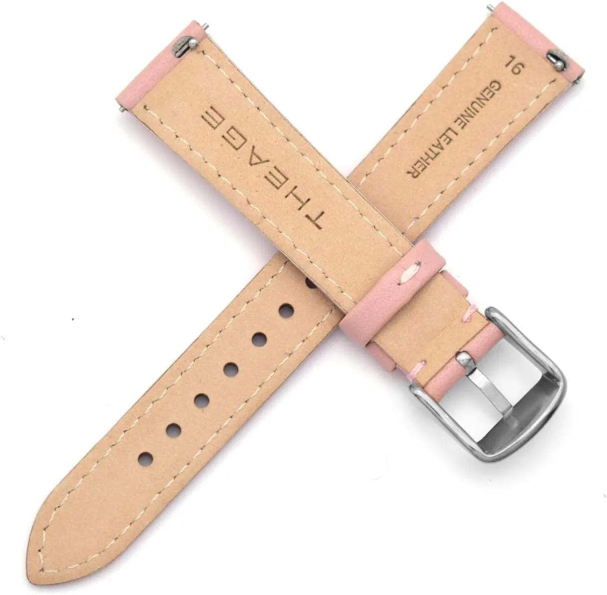 for Mens or Womens Choose heading rainer neurilemmal Color and Width 14mm, 16mm, 18mm, or 20mm Leather Watch Band Straps - Quick Release - Replacement 