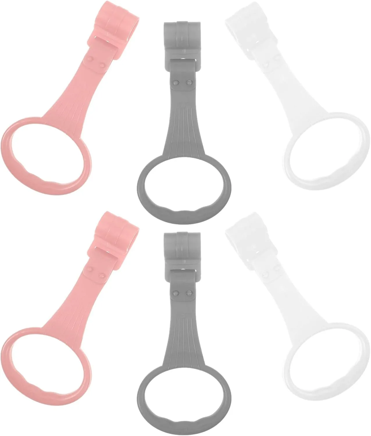 for Standing Versatile Learning redeem Tools for Playpen Cot Strength Stability Development for Newborns 6Pcs Crib Hanging Rings for Supportive Pull Up Rings 