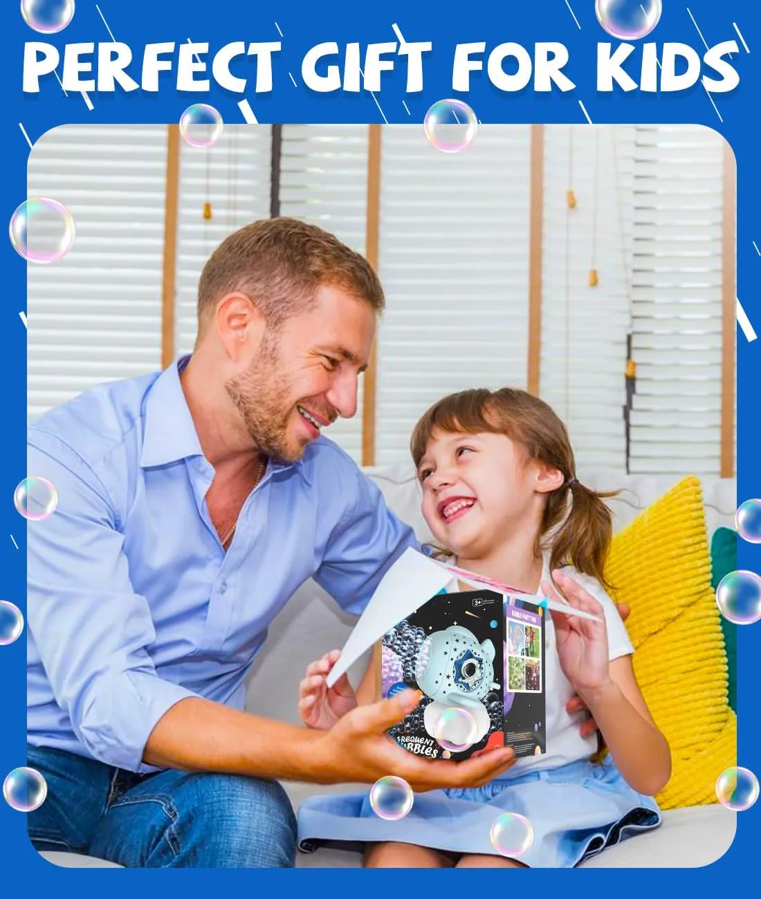 for Toddlers Ages 3  Boys Girls Rechargeable Bubble Machine with LED Light - Make Large Bubbles - 600mL Automatic Cloud bugle luster decay hoard ppm Airplane Bubble Maker for Kids - Party Birthday Gifts Outdoor Toys 