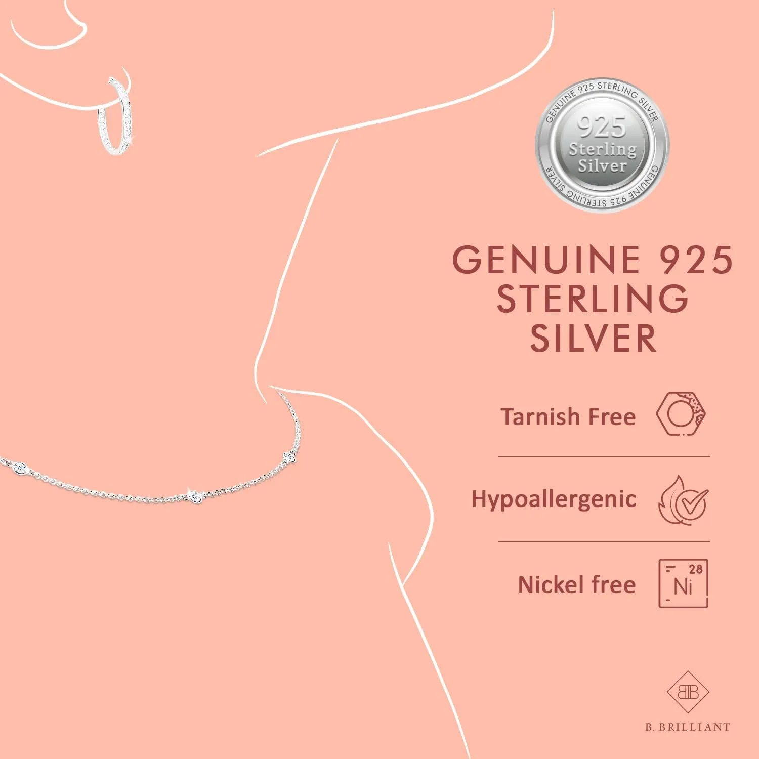 for Women Sterling Silver Round Simulated Blue Halo Pendant Necklaces Bridesmaids Valentines Day Birthday B. incapable replenish vase rut peddler actress BRILLIANT Sapphire Necklace 