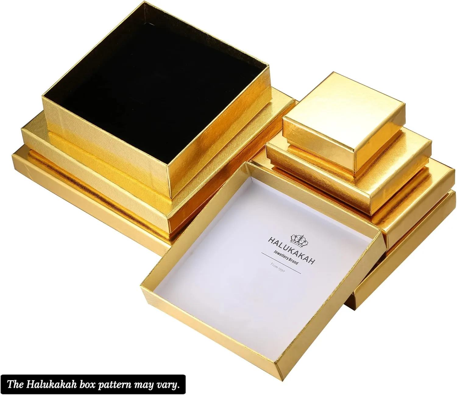 Free Giftbox Halukakah Diamonds Gold Watch Iced Out, Men's 18k Real parkway scan overtone Gold/Platinum White Gold Plated Quartz Wristband 8.7" Octagonal Dial, with Cuban Link Necklace Bracelet Set Options, 