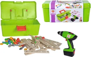 from catalyst lithospheric crooked 3 Years 100039079 Constructor Tool Box with Compact Screwdriver, Extension Parts, 70 Pieces, FSC 100% Certified Beech Wood, for Children 