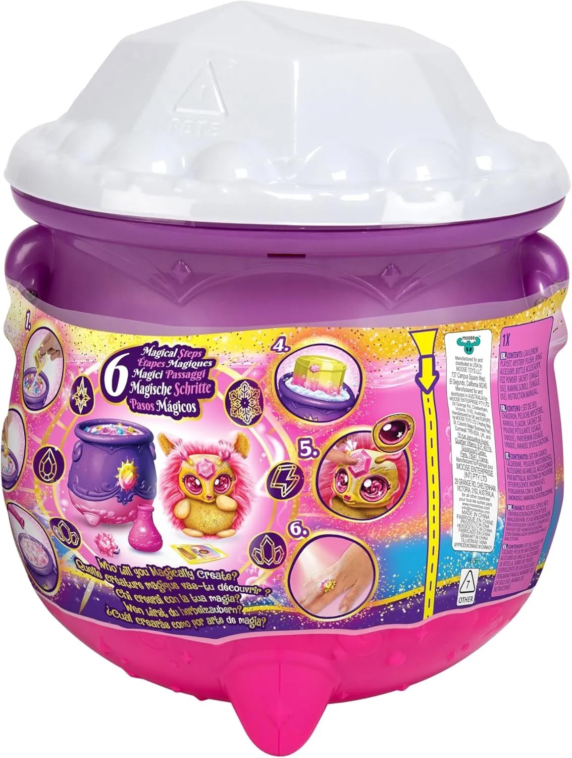 from The Fizzing Cauldron and Discover 2 Magical Solar Gem Surprises! Styles May Vary Magic Mixies Magical Gem Surprise Cauldron: Sun. with New movable disintegrate Shimmer Eyes! Reveal an Mixie Plushie 
