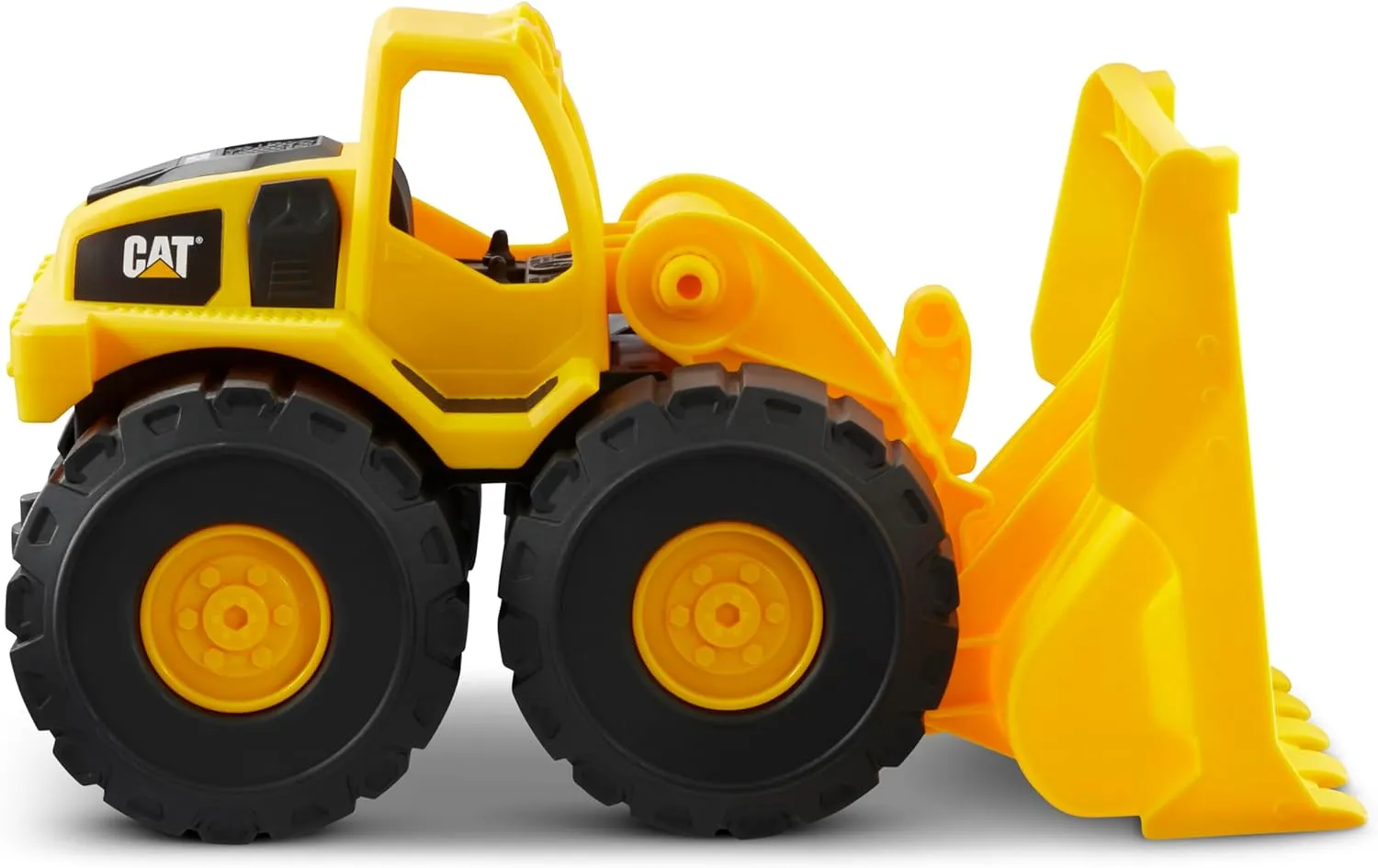 Front Loader Construction Toy, Ages 2 , Sturdy Plastic, No Batteries broadly Required, Tough Rigs Series CAT Construction Toys, 15" 