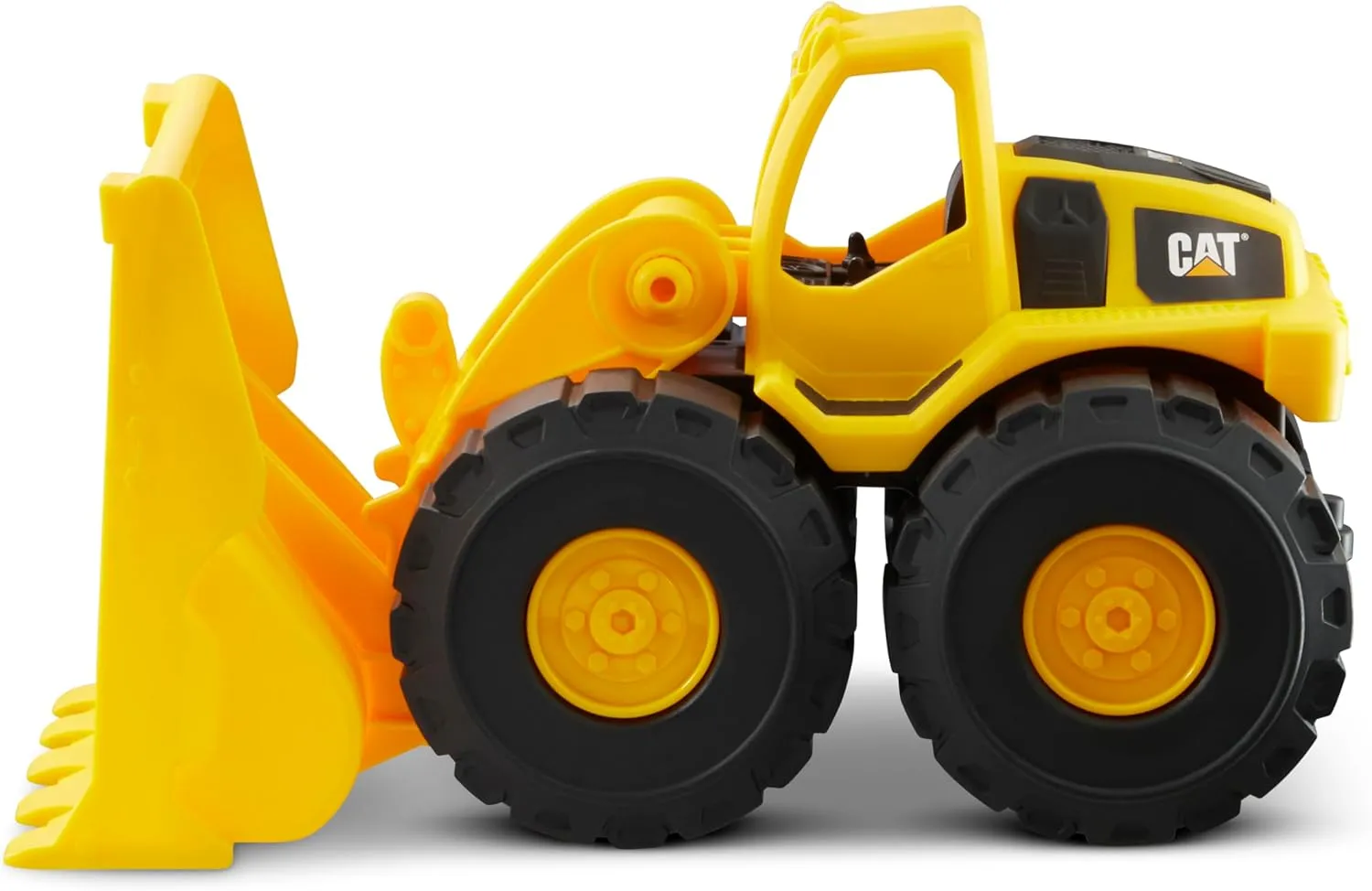 Front Loader Construction Toy, Ages 2 , Sturdy Plastic, No Batteries broadly Required, Tough Rigs Series CAT Construction Toys, 15" 