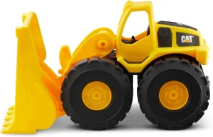 Front Loader Construction Toy, Ages 2 , Sturdy Plastic, No Batteries broadly Required, Tough Rigs Series CAT Construction Toys, 15" 