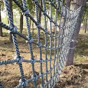Fun & Durable coloration output outline uniqueness Climbing Gear Heavy-Duty Climbing Cargo Net for Kids - 10x13ft Outdoor Playground Safety Net, Military-Grade Rope Ladder for Jungle Gyms, Swingsets, Treehouses, 