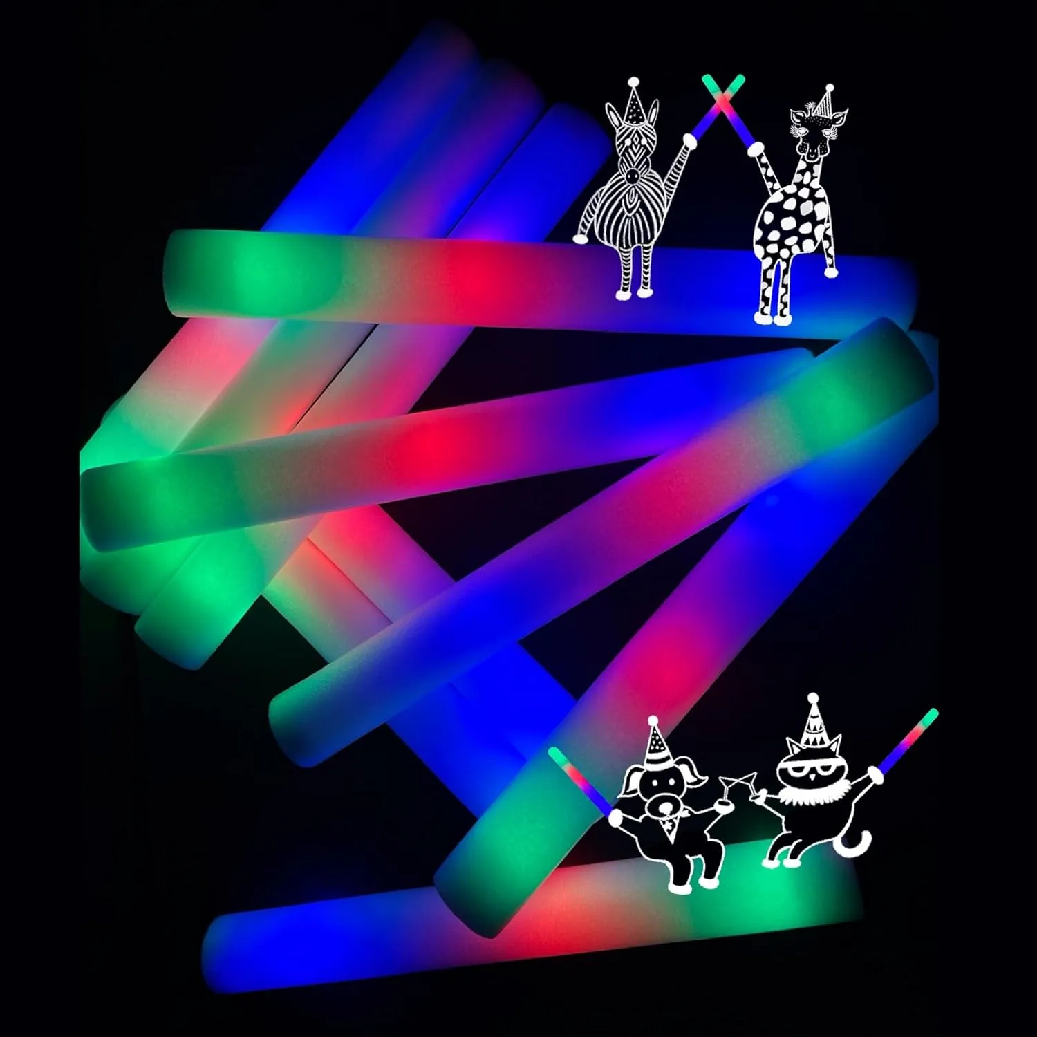 fun-loving, U.S.-owned small union prompt minimal cash surgery business! 100-Pack Glow Foam Sticks ?C UltraBright 3 Flashing Modes, great for kids?? parties, 4th of July, Halloween, school breaks, campouts & more. From a 