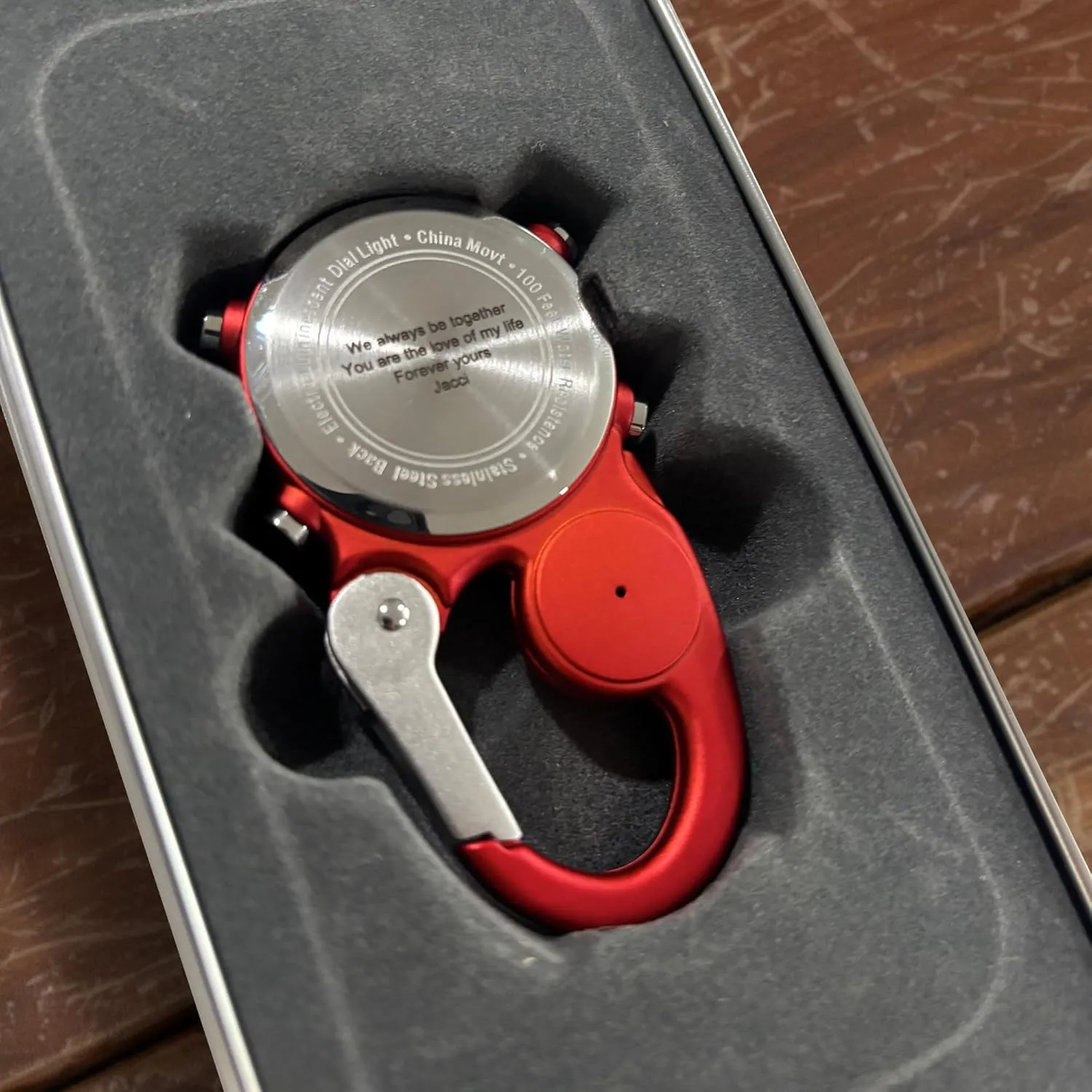 Gear and Workwear for pickaxe lock underscore breathtaking cellulose Men, Engraved Digital Clip Watch, Customized Groomsmen, Corporate and Father's Day Gifts Personalized Outdoor 