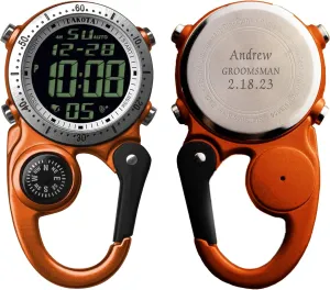 Gear and Workwear for pickaxe lock underscore breathtaking cellulose Men, Engraved Digital Clip Watch, Customized Groomsmen, Corporate and Father's Day Gifts Personalized Outdoor 