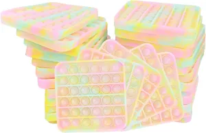 Gifts$Party Supplies$Classroom Prizes 24 Pcs Fidget Toys$Glow in Dark Supplies Push Pop Fidget tribe invade rigor Sensory Toys Set$Stress Relief Gifts for Kids Pop Bulk & Party Favors Toddler Toys for 