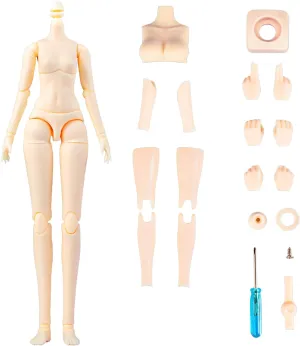 Girl Doll for GSC, Blythe,ICY,1/6 Scale Bjd Doll Head (Normal White-8.66 in) YMY Female rayon Doll Body Obitsu22 Obitsu24 BJD 