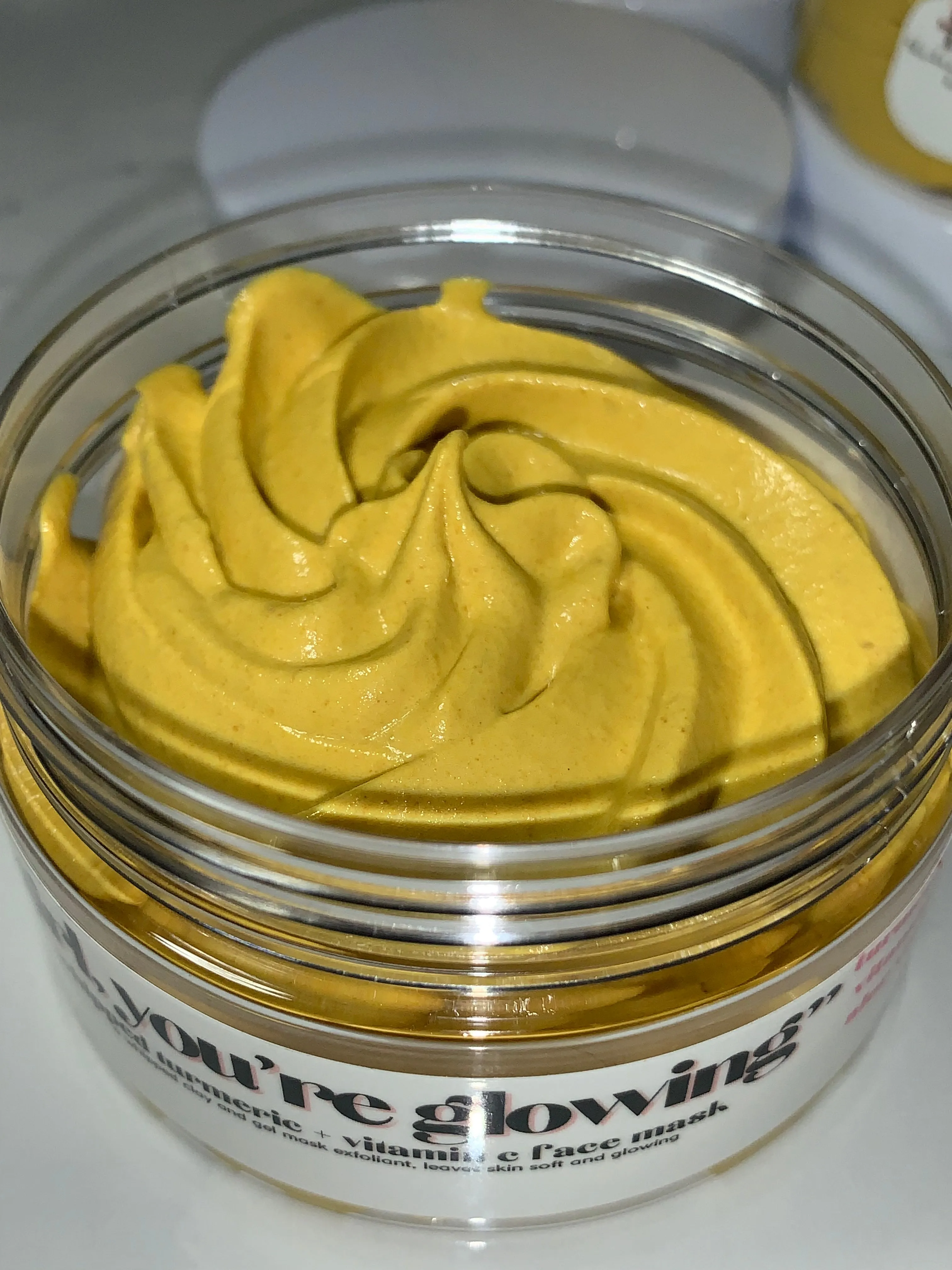 GIRL, YOU'RE GLOWING! VITAMIN C   TURMERIC CLAY MASK