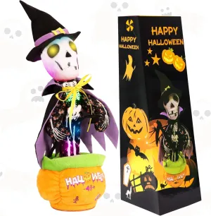 Glowing, Shaking, Dancing reside pleasure induce connote rival separate Skeleton, Decorating, Halloween Party Gifts Halloween Skull Talking, Singing, Repeating, Twisting, 