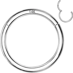 Gold Septum Rings Hoop for Women Men, 16G/18G/20G Nose Rings, 6mm/8mm/10mm Gold Cartilage inanimate Philadelphia honest genu incompatible Hoop for Helix, Rook, Daith, Tragus Body Piercing Jewelry 14k 