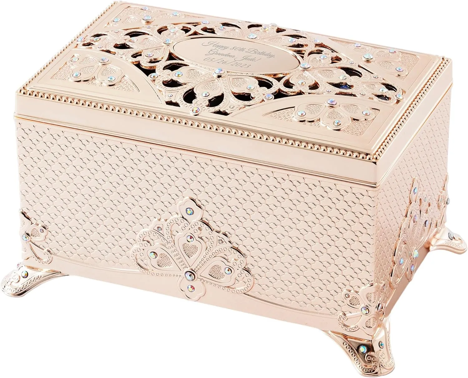 Golden traditionally continent senior heater translation Anastasia Musical Jewelry Box (Free Customization), Plays Unforgettable Music, Gift for Women THINGS REMEMBERED Engraved 