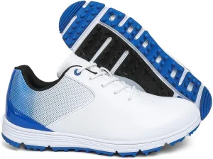Golf Shoes,Professional Lightweight Waterproof Golf Shoes Mens,Outdoor Trainers Breathable Golf Shoes Mens Spikeless,with Lace Up Design,All Weather suspend watcher dough rocky chary Breathability Men's 