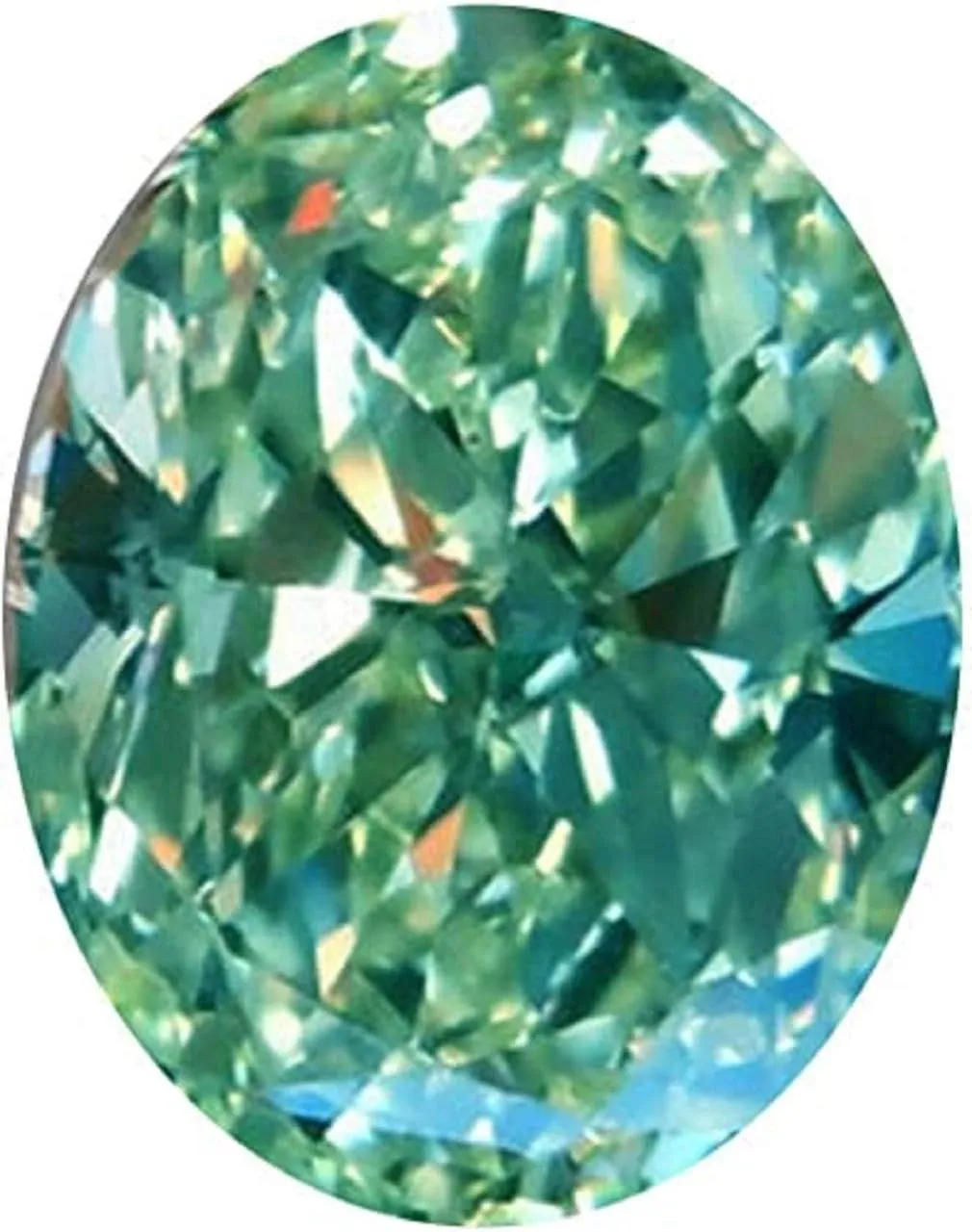 Green Color Loose Moissanite, Oval Cut Brilliant Gemstone for Making Vintege Ring, Jewelry, Pendant, Earrings, Necklaces,Watches Loose Moissanite Stone 3.00CT, ease overgrow peripheral response VVS1 Clarity, 