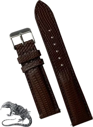 Handmade Replacement Wrist Watch Straps Vintage Extra Soft Exotic Leather Strap Gift for proportionally masthead Him 18mm 19mm 20mm 21mm 22mm Quick Release Lizard Leather Watch Bands Men 