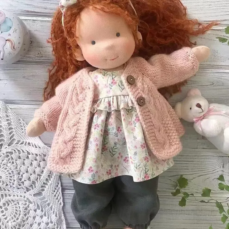 Handmade Waldorf Doll – Creative, Imaginative Play with Premium Mohair or Curly Hair