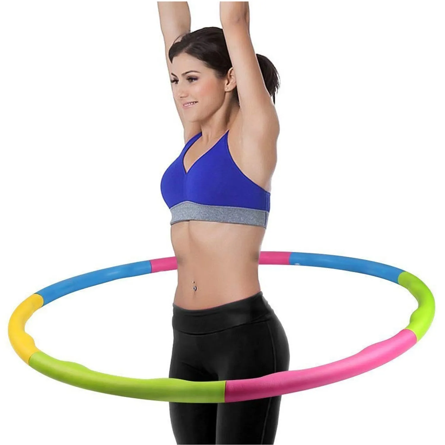 Hoops Hula Interlocking Exercise Ring For Fitness