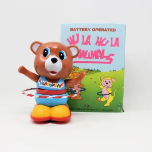 Hula Hoop Bear in Original Box, Vintage, Battery Operated, NOS