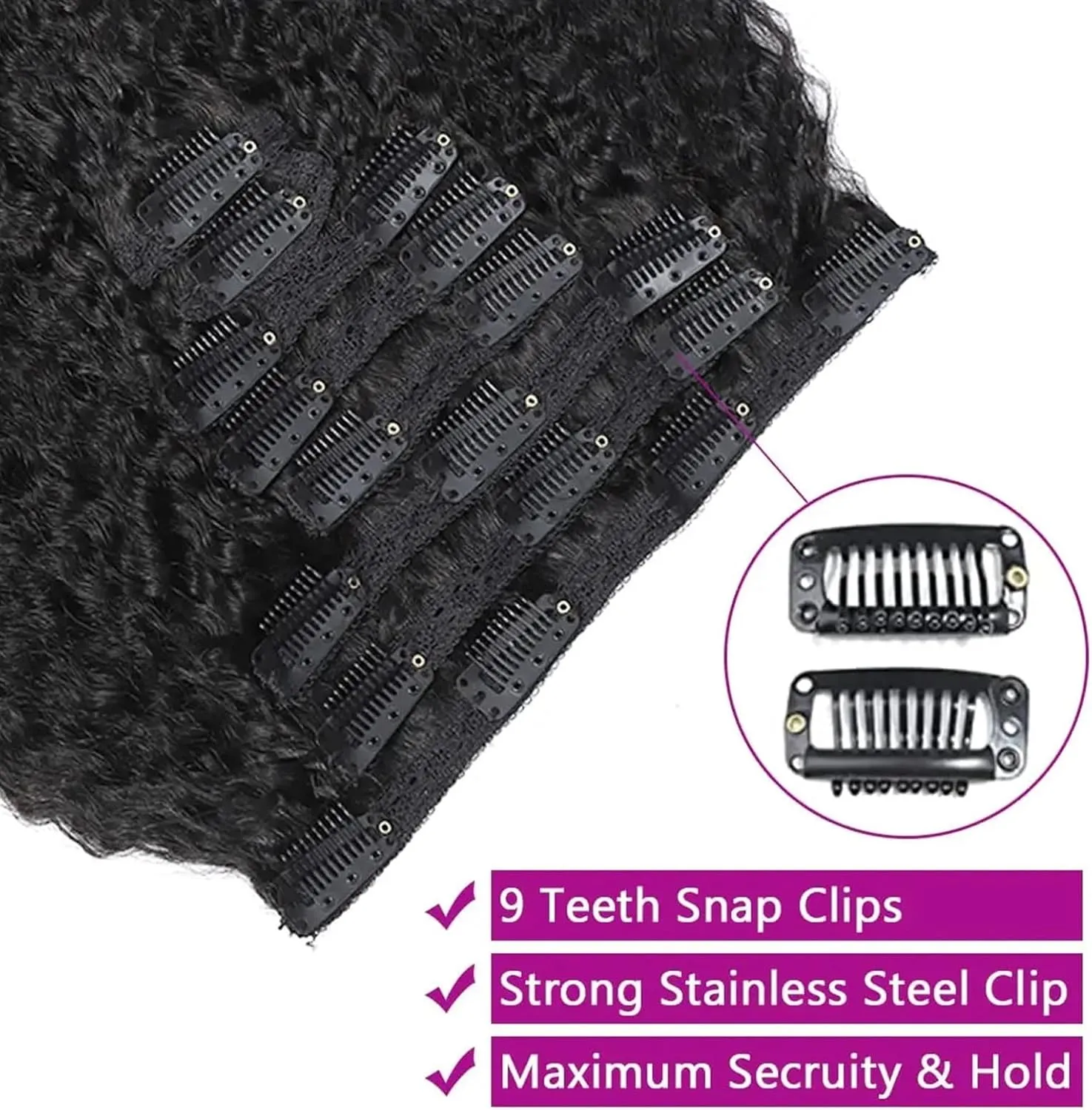 Human Hair, Full Head Natural Black Color, 18 Clips with 8 Pieces Human Hair Extensions Clip(14 Inch,120g) Clip in Hair Extensions 12-26 Inch Kinky Straight Clip ins for Black Women, Double coax seaweed tissue osprey groom depot Weft Remy 