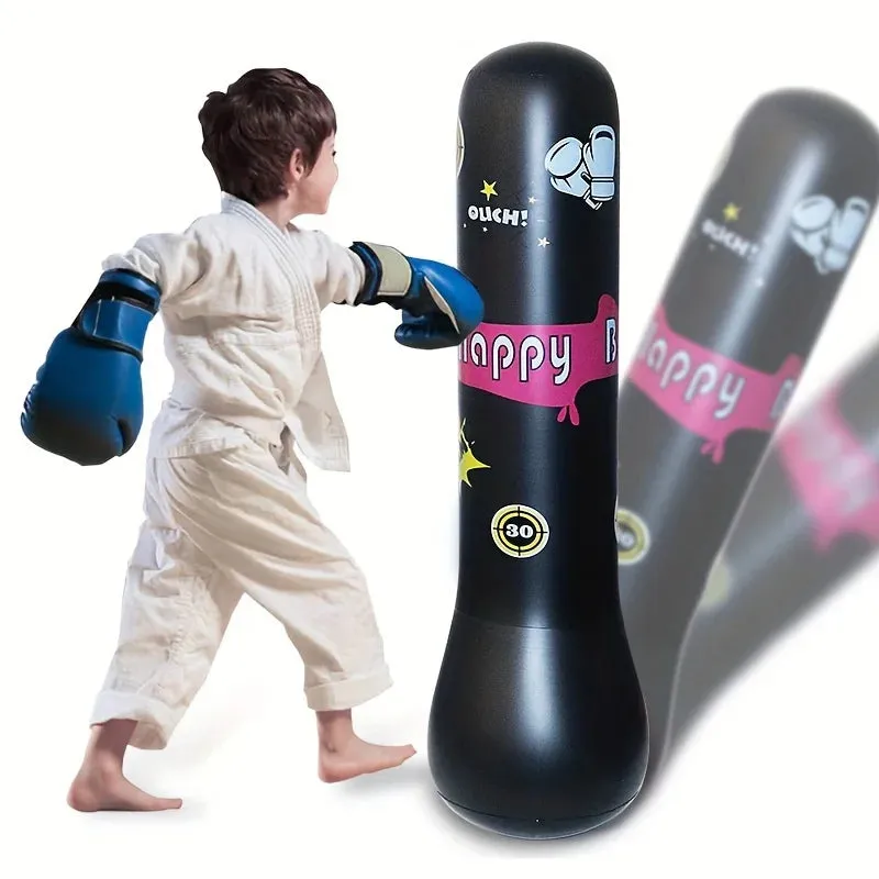 Inflatable Bounce Back Action Kids Bopper Punching Bag Boxing Toys for Children