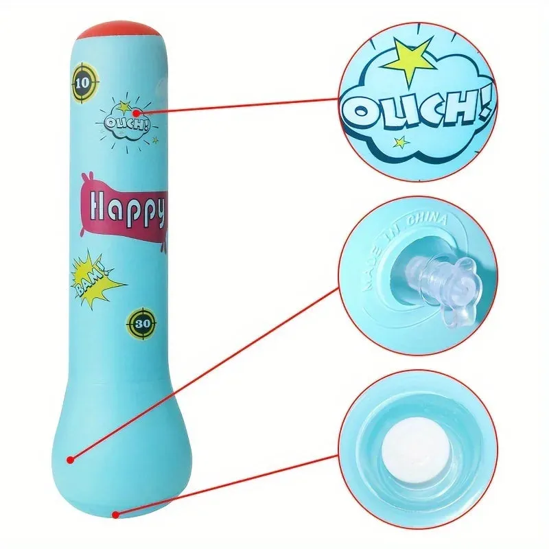 Inflatable Bounce Back Action Kids Bopper Punching Bag Boxing Toys for Children