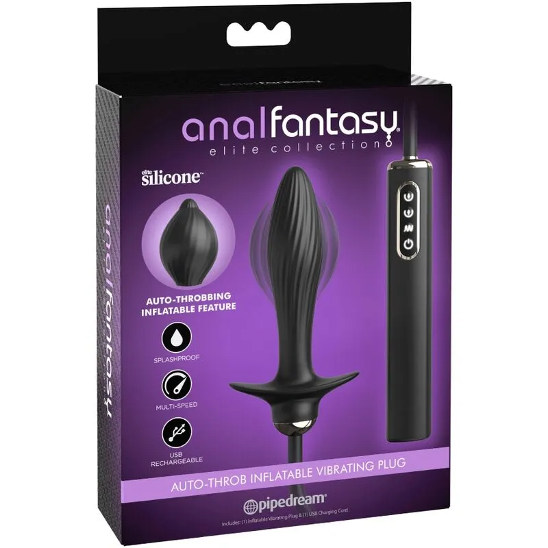 Inflatable Plug & Auto-Throb Vibrator