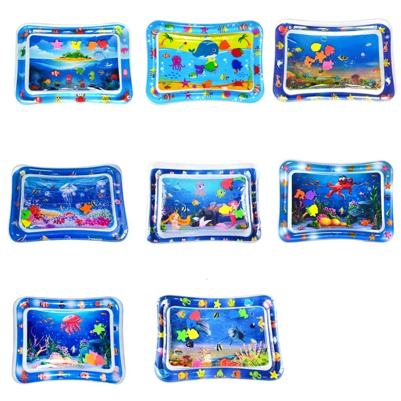 Inflatable Tummy Time Mat Premium Baby Water Fillable Play Mat for Infants and Toddlers Baby Toys