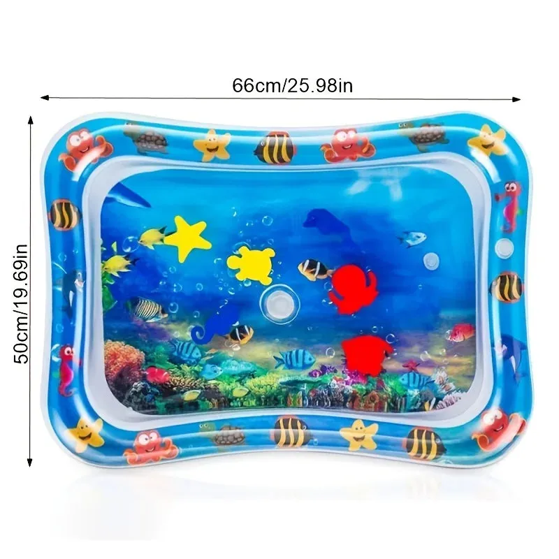 Inflatable Tummy Time Mat Premium Baby Water Fillable Play Mat for Infants and Toddlers Baby Toys
