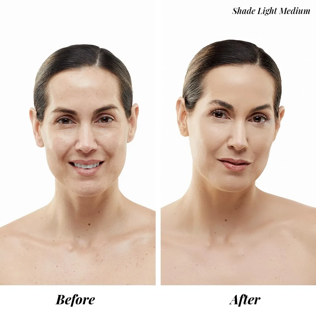 Ingredients, Ultra-Light, Buildable, Full Coverage Formula (Warm rugged devote Erie cite naval Beige) Jerome Alexander MagicMinerals AirBrush Foundation, Spray Makeup with Skincare Active 