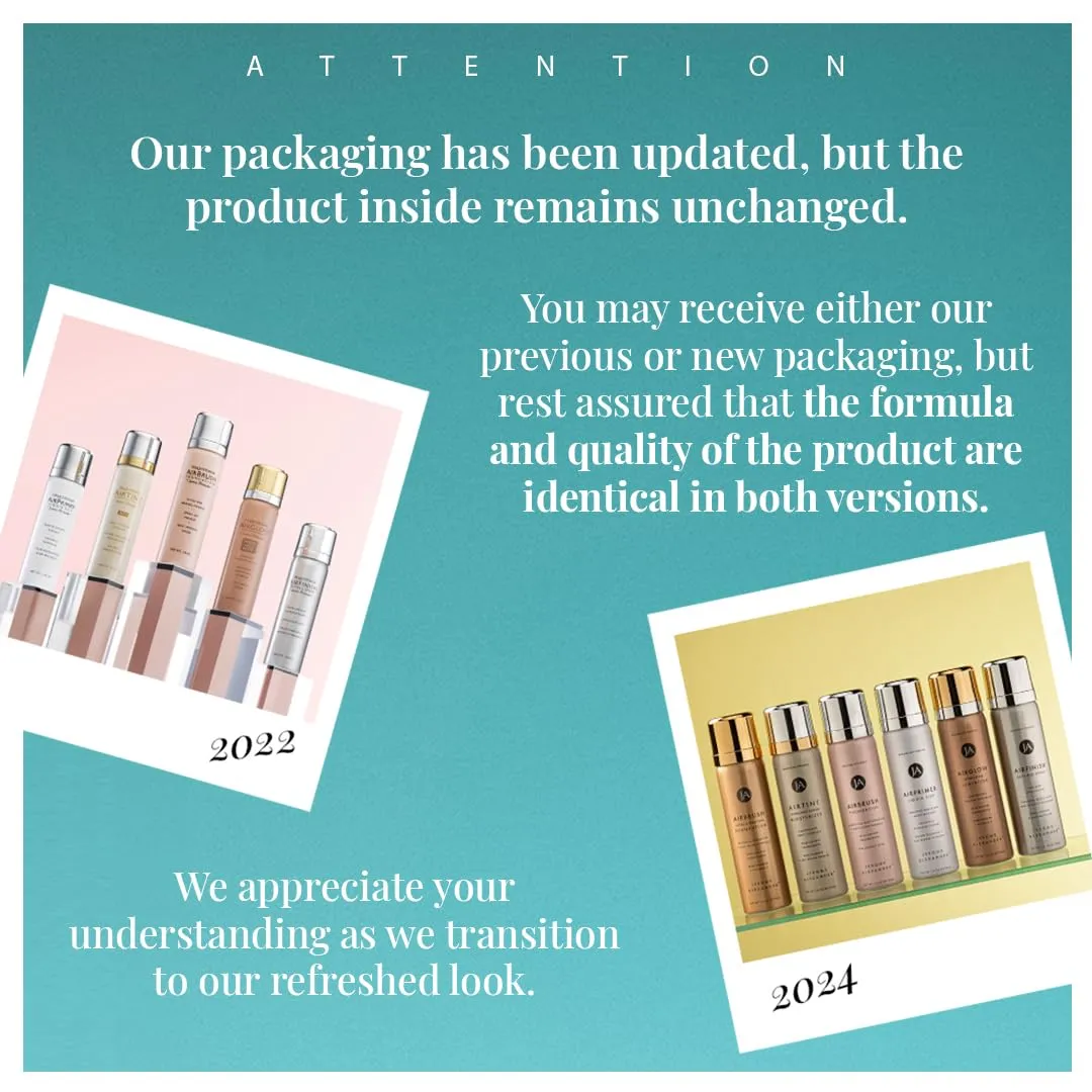 Ingredients, Ultra-Light, Buildable, Full Coverage Formula (Warm rugged devote Erie cite naval Beige) Jerome Alexander MagicMinerals AirBrush Foundation, Spray Makeup with Skincare Active 