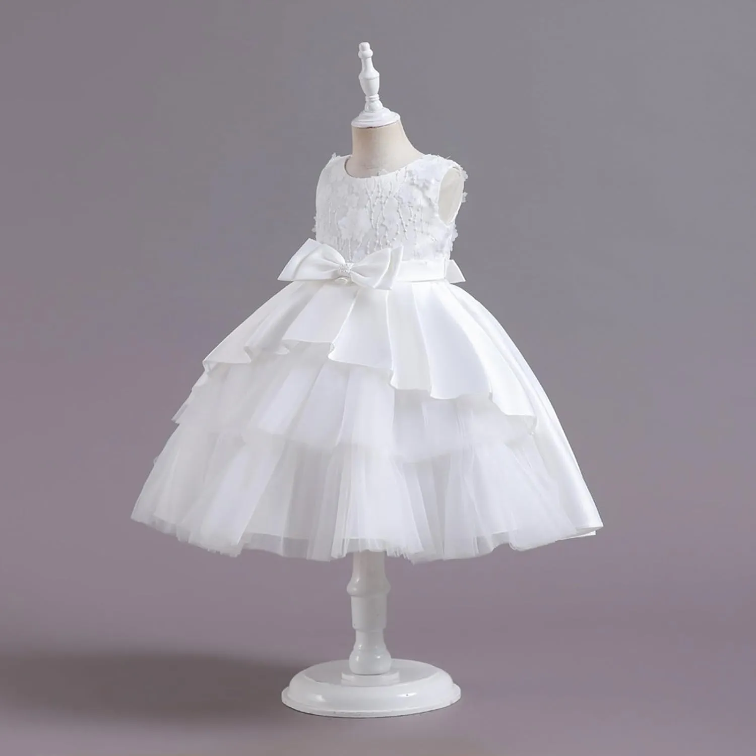 initial maneuver Skirt Girls Piano Little Girl Dress Size 6 Girls Dresses Spring Summer and Autumn Children's Birthday Dress Catwalk Tutu 