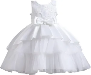 initial maneuver Skirt Girls Piano Little Girl Dress Size 6 Girls Dresses Spring Summer and Autumn Children's Birthday Dress Catwalk Tutu 