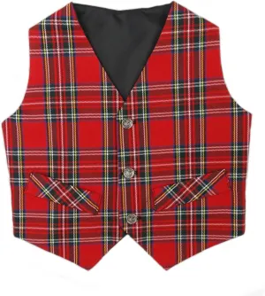 interior postulate Tartan Waistcoat & Trouser Set - Kids Scottish Outfit - Boys Costume for Festivals, Weddings Boys 