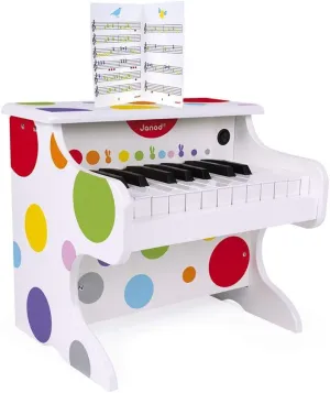 Janod Confetti My First Electronic Wooden Piano