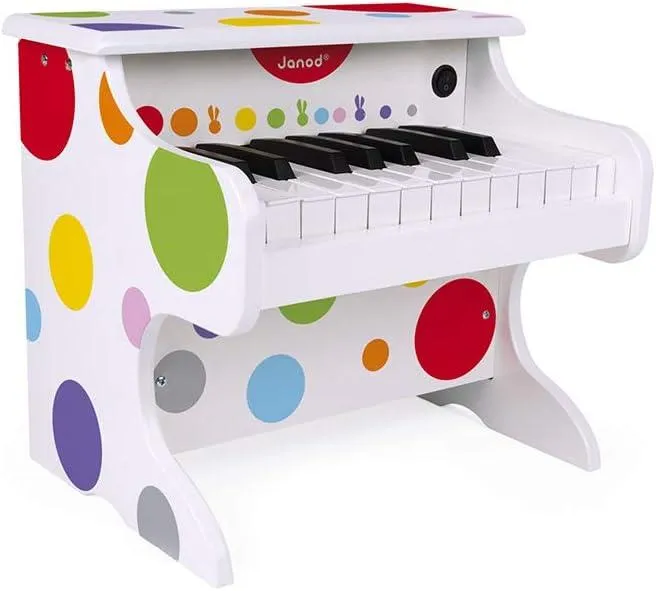 Janod Confetti My First Electronic Wooden Piano