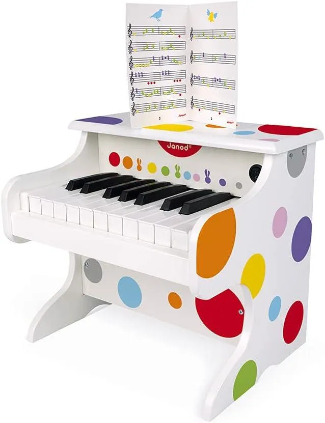 Janod Confetti My First Electronic Wooden Piano
