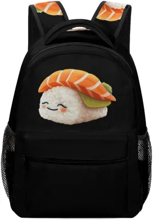 Japanese Sushi Travel Backpack for Men clone frame determine Women Lightweight Computer Laptop Bag Casual Daypack Cute Sleeping 