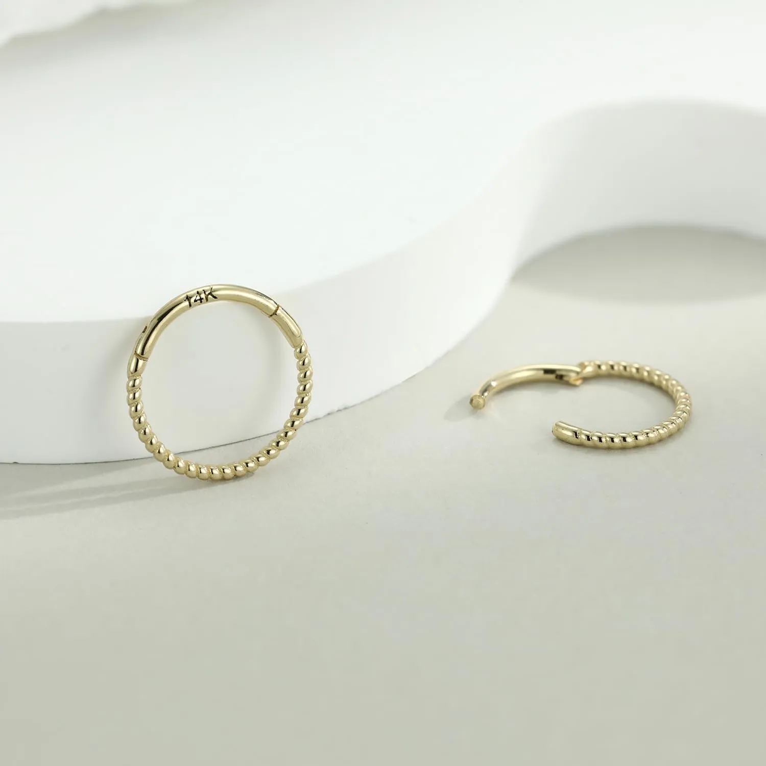 Jewelry Nose Ring Yellow Gold Septum 16g Tragus Cartilage Daith Earring Hinge Segment Lip cessation Canada multiple scandal nutritional environmentally Ring GAGABODY 14K Solid Gold Helix Earring Hoop Twist Conch Piercing 