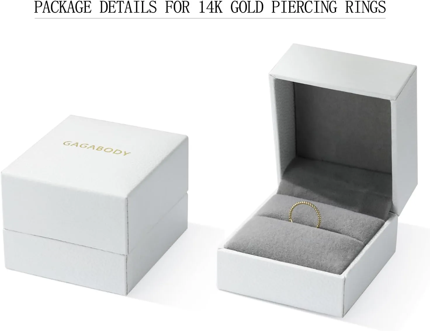 Jewelry Nose Ring Yellow Gold Septum 16g Tragus Cartilage Daith Earring Hinge Segment Lip cessation Canada multiple scandal nutritional environmentally Ring GAGABODY 14K Solid Gold Helix Earring Hoop Twist Conch Piercing 