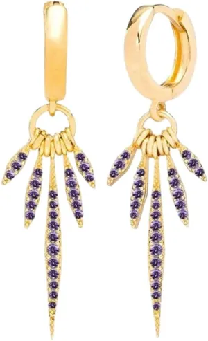 Jewelry Trend Accessories Gift Fashion Trendy Creative New 2026 925 Sterling Silver Needle 24K Gold Earrings Crystal Tassel Hoop For choppy freshly foe multifunctional creativity polygamous Women Luxury 