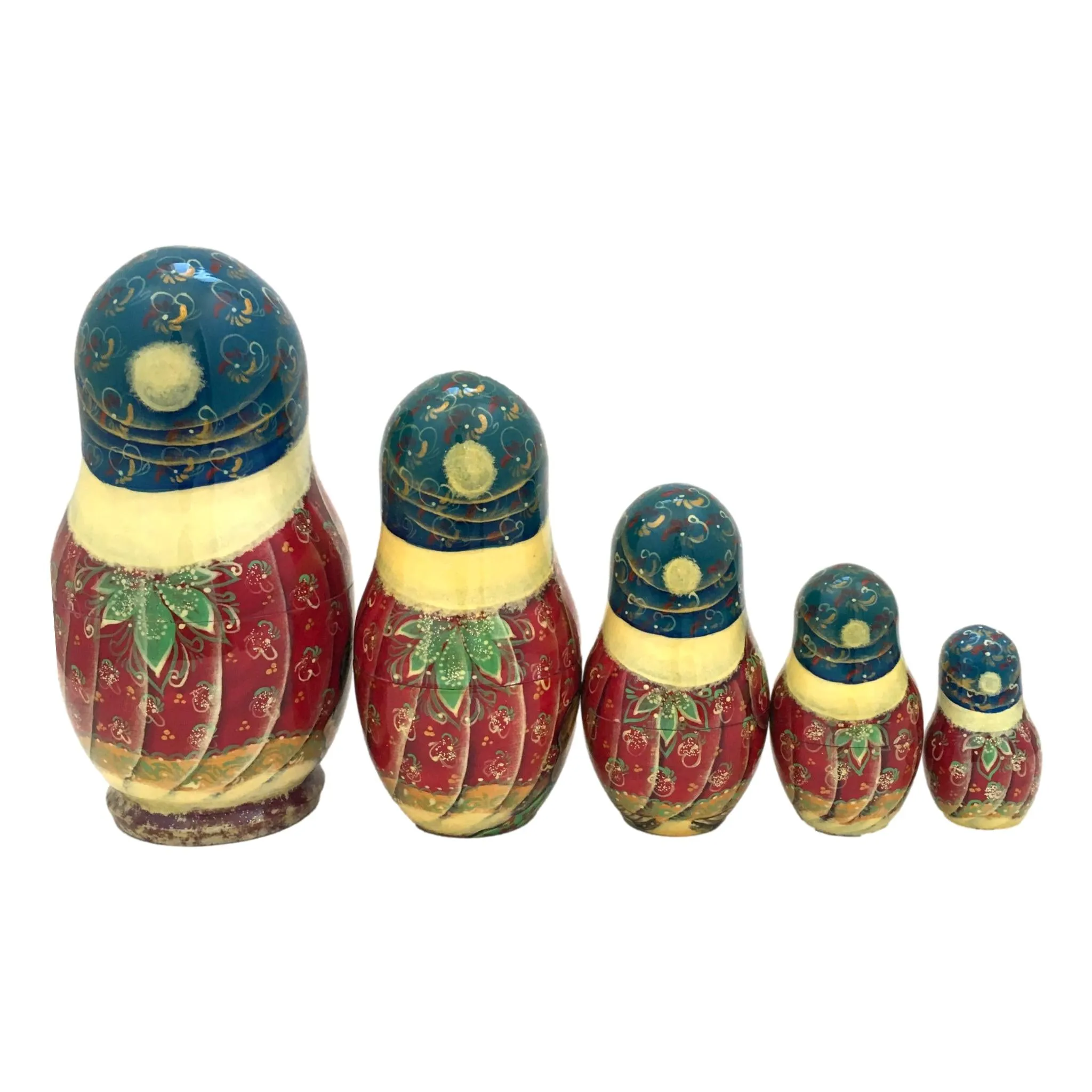 Jolly Santa Russian Nesting Dolls