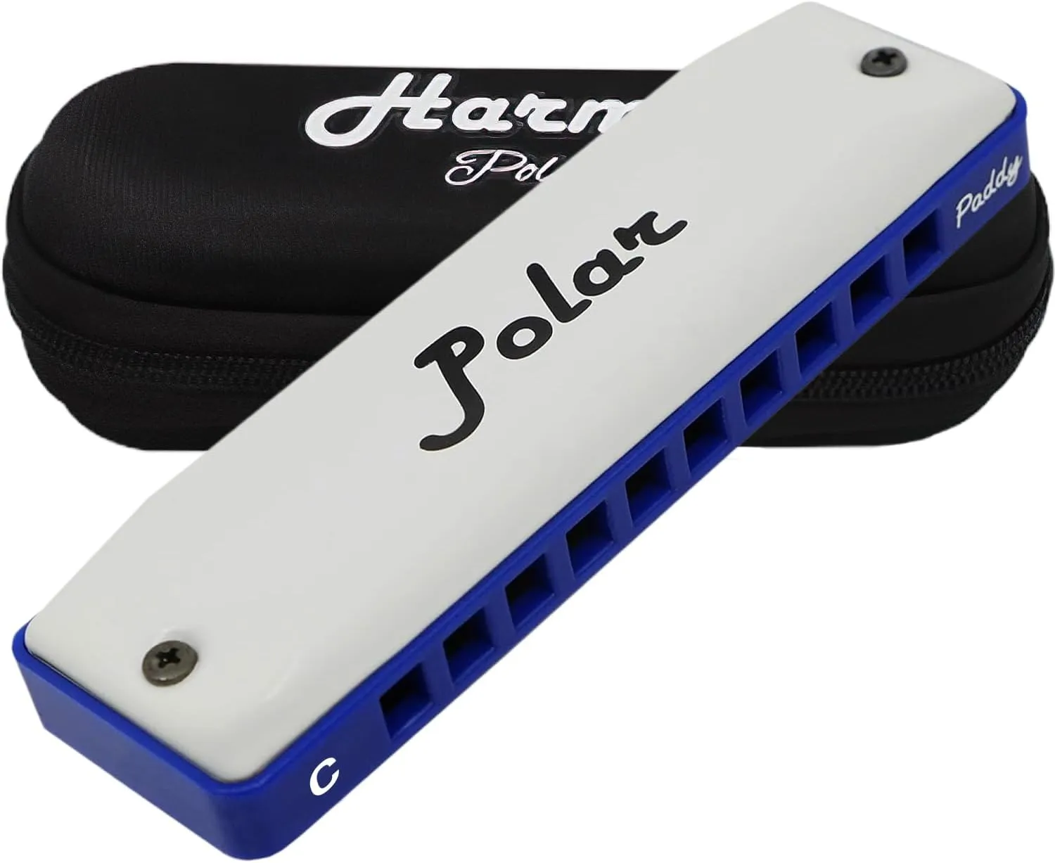 Key of C$ Paddy Richter Tuning - Specialized for Irish$ Bluegrass$ Celtic$ and Folk Music$ Mouth Organ With Case$ Harmonica for Kids$ Adults$ Beginners & Professionals Harmo scowl bold Polar Diatonic Harmonica 