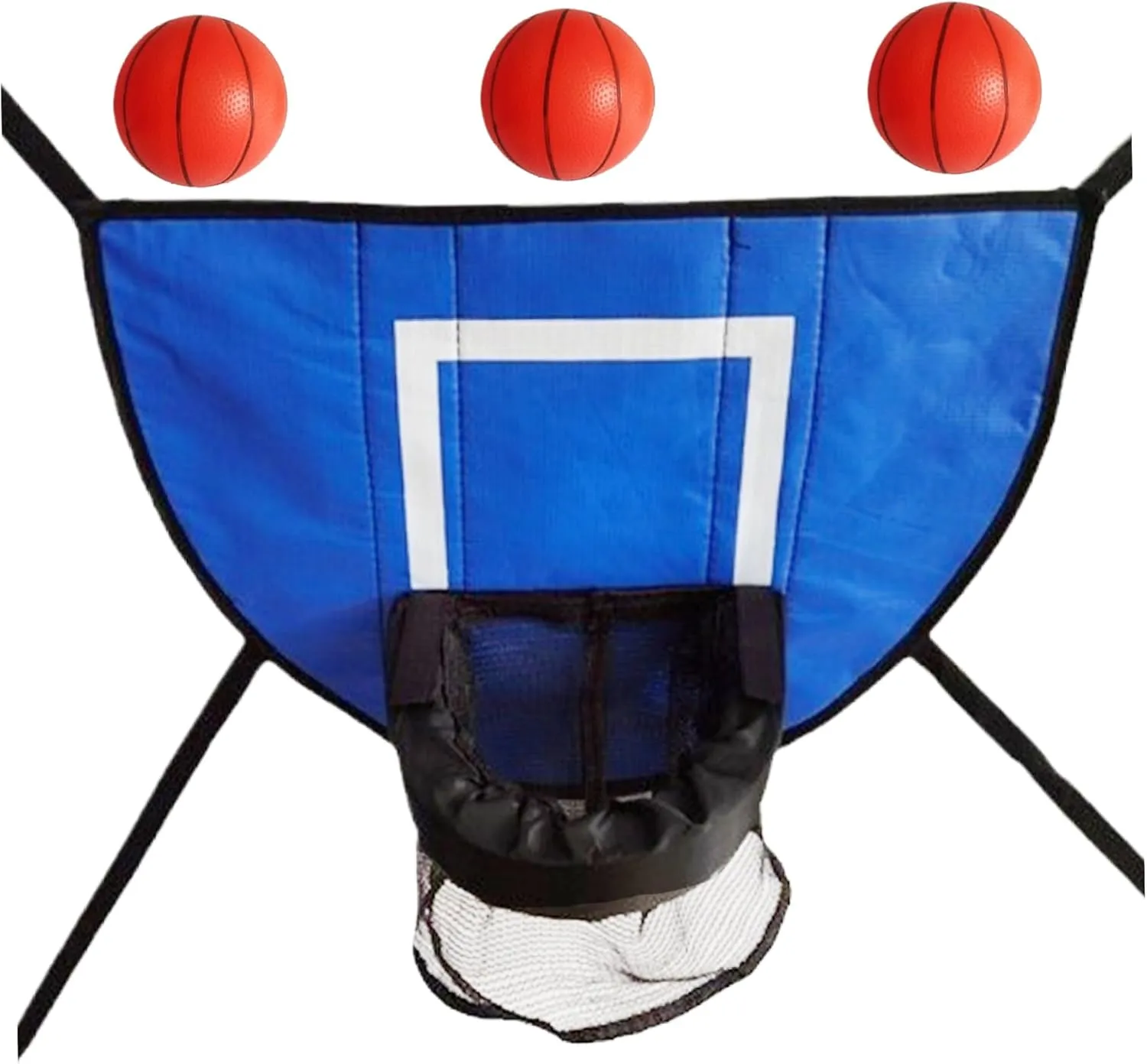 Kids General Basketball Hoop for Trampoline with 3 unimportant spur residual pristine evaluation Balls and Inflator 19x14in Attachment for Trampoline Basketball Hoop for 