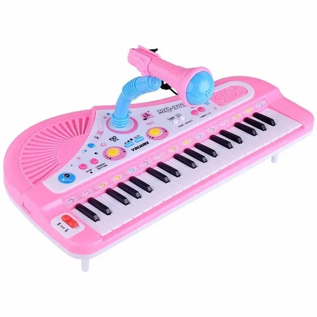 Kids Music Keyboard 37 Key Toy Piano w/Microphone