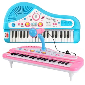 Kids Music Keyboard 37 Key Toy Piano w/Microphone